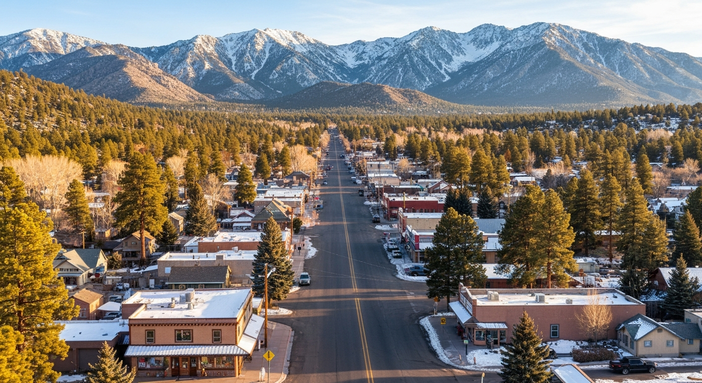Snowflake, Arizona White Mountains landscape — local insurance agency
